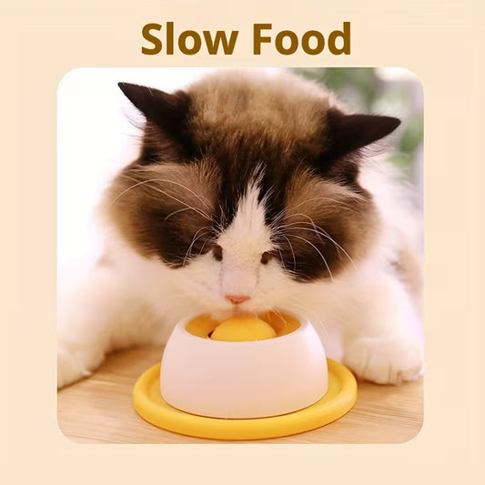 Pet Licking Fun Dish – Slow Feeding & Treat Lick Mat for Cats and Dogs